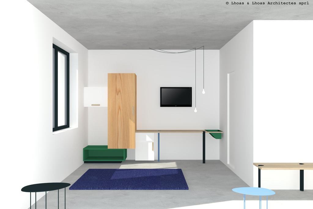 Hotel Belvue Sint-Jans-Molenbeek Δωμάτιο φωτογραφία
